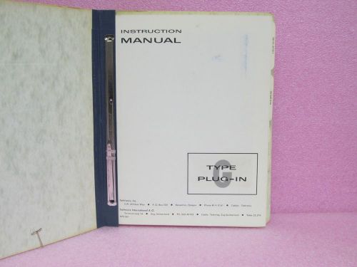 Tektronix Manual Type G Differential Plug-in Instruction Manual w/Schem. (1960)