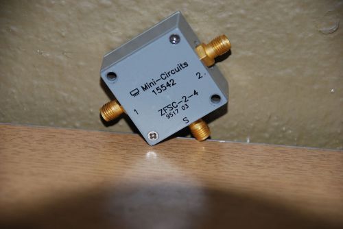 MINI CIRCUITS ZFSC-2-4 COAXIAL 2-WAY POWER SPLITTER .2 TO 1000MHZ 50? (PL-A8-11)