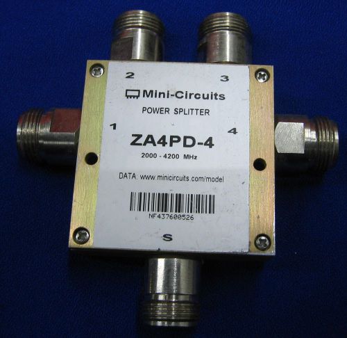Mini-circuits power splitter za4pd-4 2000-4200 mhz for sale