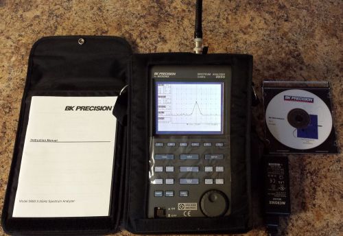 Bk precision 2650 micronix handheld portable 3.3ghz spectrum analyzer &amp; software for sale