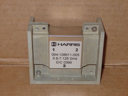 Harris 094-108611-005 circulator 5.8-7.125 ghz d/c 0399 for sale