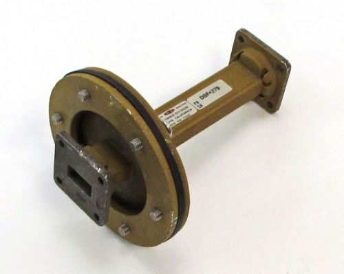 Systron donner dbf-275 waveguide bulkhead feed-through wr-42 18-26.5 ghz for sale