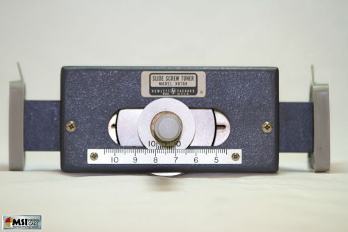 HP / Agilent Hewlett Packard Slide Screw Tuner Model X870A *Vintage*