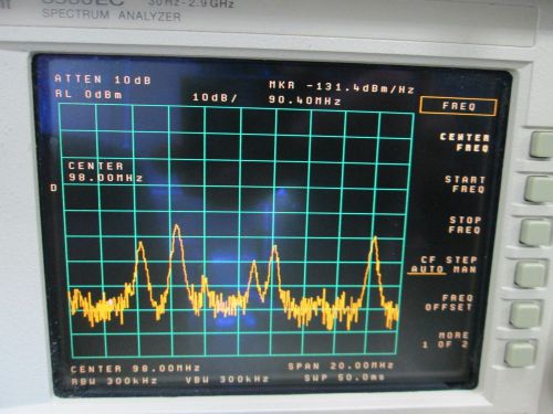 Agilent 8560EC RF Spectrum Analyzer 30Hz - 2.9 GHz *Working*