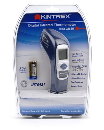 Kintrex infrared thermometer w/ laser targeting cook bbq maintenance hvac temp for sale