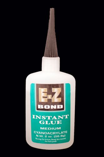 E-Z BOND SUPER GLUE (Cyanoacrylate)  MEDIUM 2 OZ 100 cps