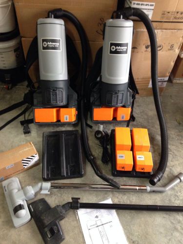 Advance Adgility XPB Battery Powered backpack vacuum cleaner Lot Of 2
