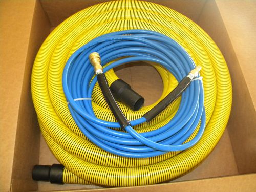 Carpet Cleaning 50ft VACUUM &amp; SOLUTION HOSES  1.5&#034; wand cuff