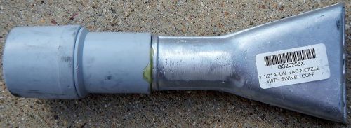 1 1/2&#034; Aluminum Vacuum Nozzle With Swivel Cuff GS20256 Carwash
