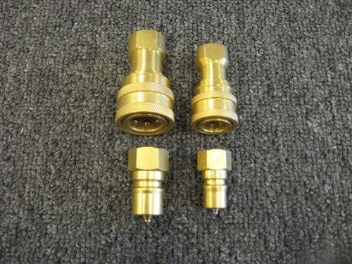Set of 3/8&#034; Brass Quick Disconnects,1/4&#034; Quick Disconnect Combo