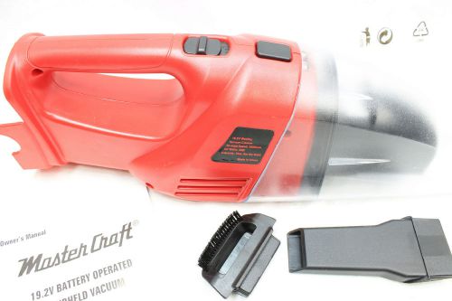 Master craft 19.2v handheld wet/dry vacuum n919719.2v battery not included for sale