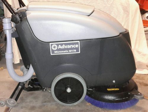 Nilfisk Advance 17&#034; Micromatic M17B  floor scrubber w/ built in charger, MINT