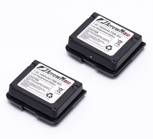 2 pcs FNB-80Li/58Li Battery for Standard Horizon HX460 HX460S HX460SB HX460SS