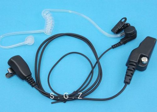 Fbi security police covert tube headset/earpiece mic for kenwood radio multi-pin for sale