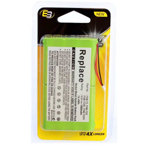 Exell frs two-way radio battery replaces fnb-72, fnb-85 fits yaesu free ship for sale