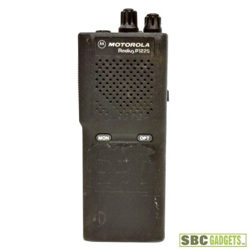 Motorola p1225 portable two way radio, used and untested for sale