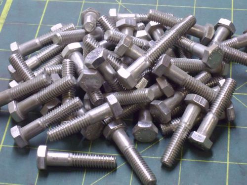 Hex head cap screw bolt 5/16-18 x 1 1/2 stainless steel s31600 qty 50 #51390 for sale