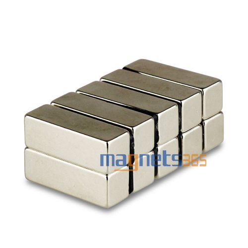 10pcs N35 Super Strong Block Cuboid Rare Earth Neodymium Magnets F30 x 10 x 10mm