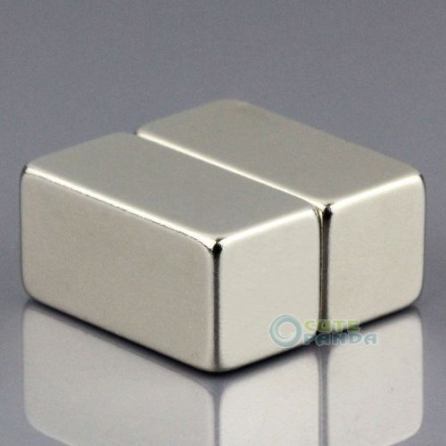 Lot 2pcs Strong Big N50 Block Magnets 20 x 10 x 10mm Cuboid Rare Earth Neodymium