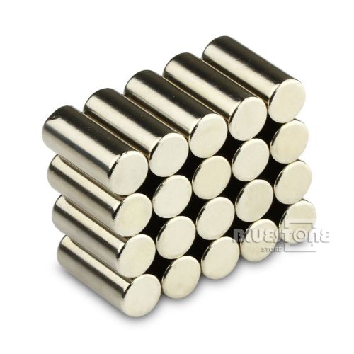 Lot 20 X Super Strong Long Round N50 Bar Cylinder Magnets 8 * 20mm Neodymium R.E