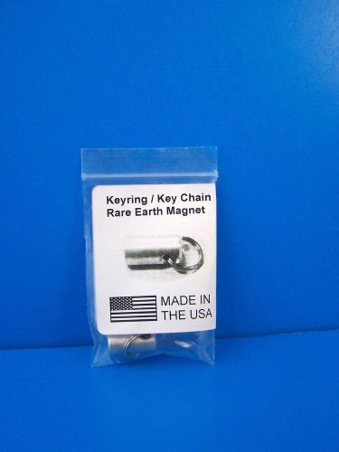 Keyring/Keychain Rare Earth Neodymium N50 Magnet Gold/Silver Jewelry Tester