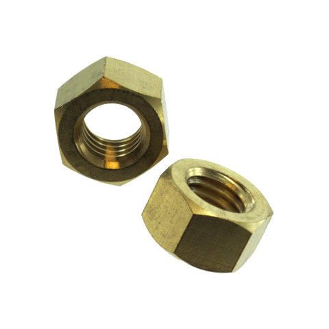 4/40 Brass Hex Nuts (Pack of 12)