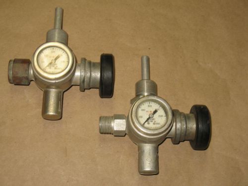 Pair of Survivair Tank Valves for Fire and Rescue Air Supply