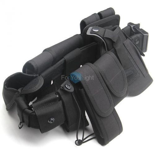 Police Officer Security Guard Law Enforcement Equipment Nylon Duty Belt Rig Gear