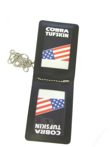 USCP U.S. Capitol Police Badge &amp; Double ID Case Flip up w/chain CT-110 USCP
