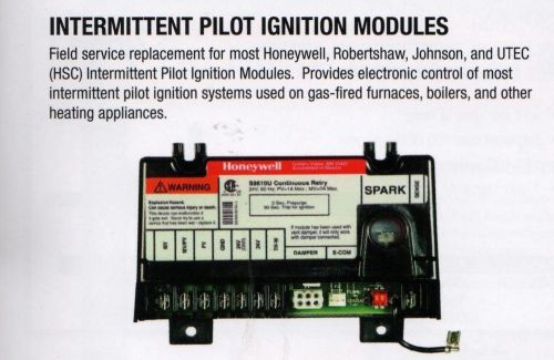 HVAC Part-&#034;Honeywell&#034; Intermittent Pilot Ignition Module S8610U3009-NEW