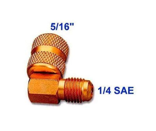 Ac air conditioner freon r410a m*1/4sae f*5/16sae quick coupler adapter for sale