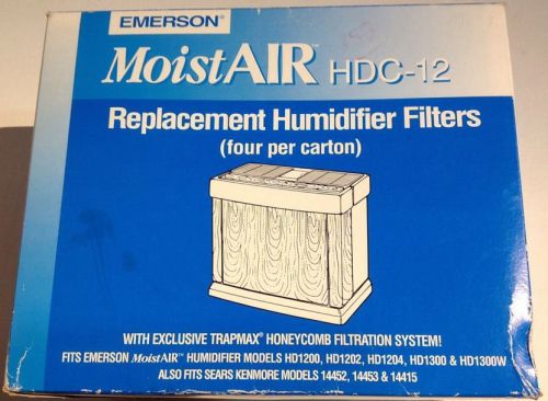 Emerson 4 Pack Moist Air HDC-12 Replacement Humidifer Filters Kenmore