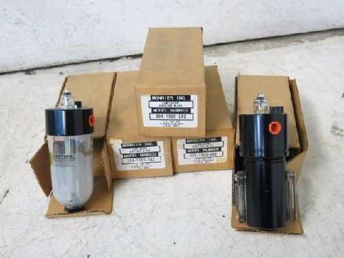 5 monnier pneumatic lubricators, 305-1300-2a2, 304-1000-2a2 for sale