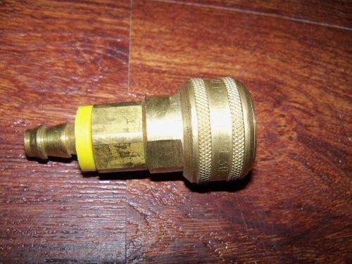 B34-5bp push-lock hose coupler with barb 300psi model # b34-5bp brass **new for sale