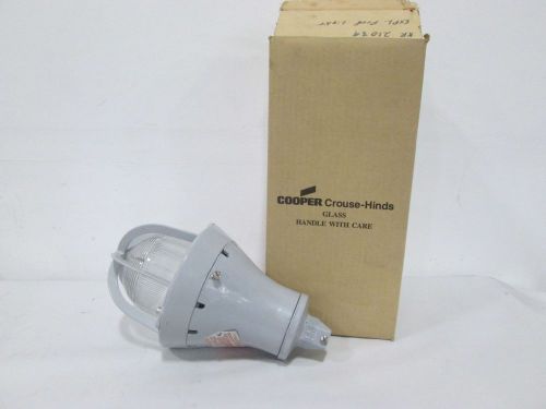New crouse hinds eva210 explosion proof fixture 120v-ac 200w lighting d310034 for sale