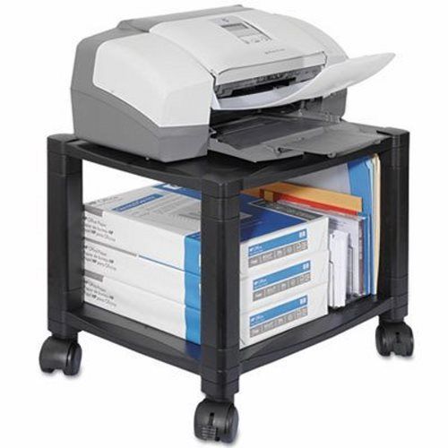 Kantek Mobile Printer Stand, 2-Shelf, 17w x 13-1/4d x 11-7/8h, Black (KTKPS510)