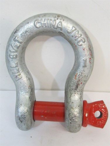 Jmc 1&#034;, wll 8 1/2 ton, screw pin anchor shackle for sale