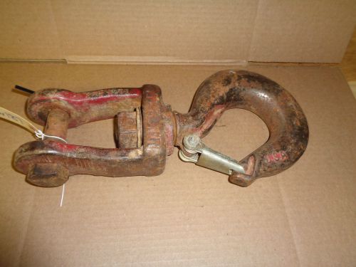 Crosby / mckissick  hoist hook swivels  winch rig nov187 for sale