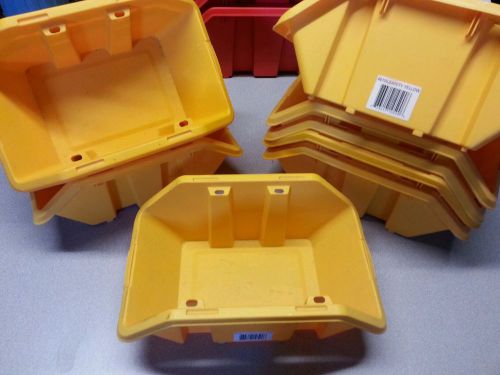 Lot of 9 Quick Pick Stackable Storage Bins Used