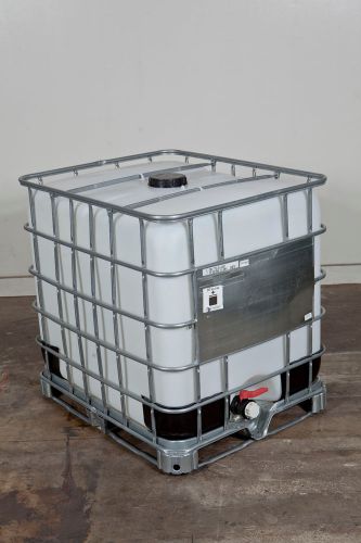 New 275 gal ibc tote food grade liquid storage emergency hydro aquaponics #301 for sale