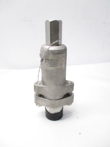 New fluid mechanics 4700 675psi 1-1/2 in npt stainless relief valve d482066 for sale