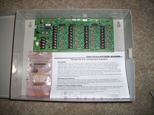Dmp alarm panel zone expander module 714-16 board cabinet &#034;new&#034; in box for sale