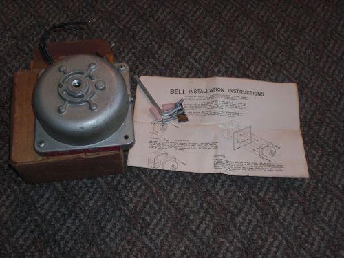 Vintage New in box Federal Signal Model 500 120 Volt Bell Mechanism
