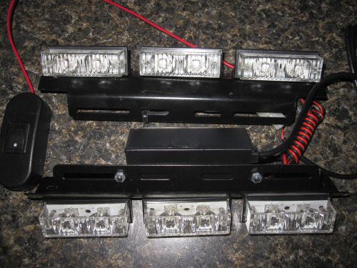 3 pattern led 1 watt gen 3 grill emt fire security safety strobe light set for sale