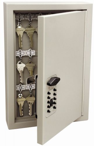 30 key storage heavy duty steel cabinet safe box push button lock garage shop for sale
