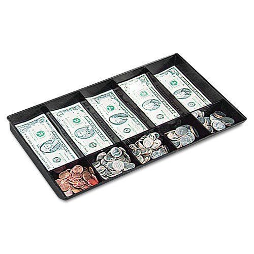 Buddy Products Coin and Bill Tray  10 Compartments  Plastic  9.25 x 1.625 x 15.1
