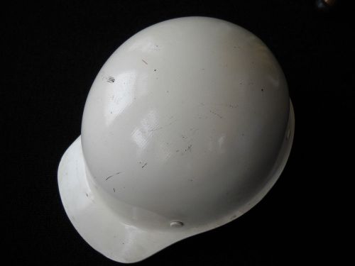 Vintage msa / mine safety appliances co. fiberglass skullgard  hardhat  nos for sale