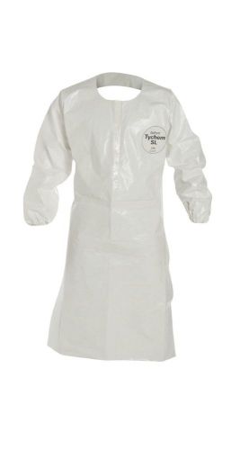 New dupont sl275t tychem sl sleeved apron, disposable, elastic cuff 2xl for sale