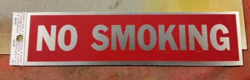 10 No Smoking Signs 8-1/2&#034; x 2-1/8&#034; by Hy Ko 426