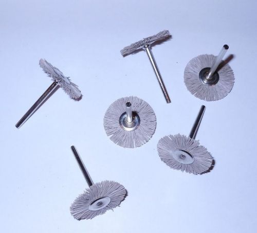 Osborn nylon wheel brushes 1-1/4&#034; diameter 600 grit 75770 qty 6 &lt;1906&gt; for sale
